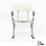 SILLA DE DUCHA ORTOPEDICA ALUMINIO CON APOYA BRAZOS